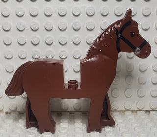 LEGO® Horse Reddish Brown with Black Bridle LEGO® Animals LEGO®
