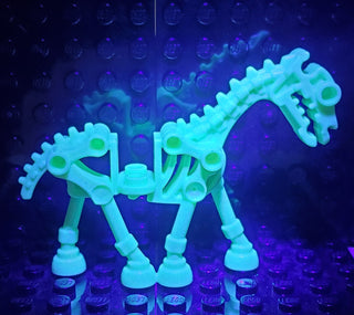 Horse, Skeletal/Skeleton, 59228 LEGO® Animals LEGO® Glow In Dark White