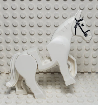 LEGO® Horse, White with Black Bridle LEGO® Animals LEGO®   