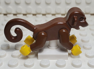 LEGO® Monkey Yellow Hands LEGO® Animals LEGO® Brown  