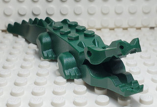 Alligator / Crocodile 8-teeth - 6026c01 LEGO® Animals LEGO® Dark Green