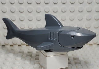 Shark Rounded Nose with Gills - 14518c01 LEGO® Animals LEGO® Dark Bluish Gray