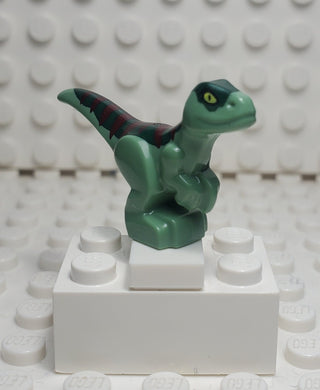 Dinosaur Baby Standing with Dark Green Back, 37829pb09 LEGO® Animals LEGO®