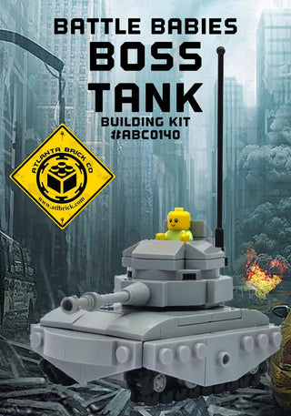 Battle Babies Boss Tank Building Kit #ABC0140 ABC Building Kit Atlanta Brick Co   