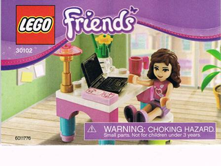 Olivia's Desk polybag 30102 Building Kit LEGO®