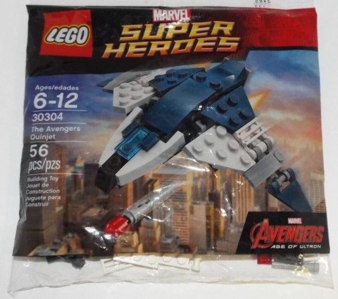 Lego Avengers 76196 4 x Minibuild polybags - Héliporteur, Quinjet