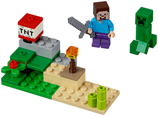 Steve and Creeper Set polybag, 30393-1 Building Kit LEGO®