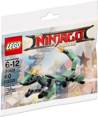 Green Ninja Mech Dragon polybag, 30428 Building Kit Lego®