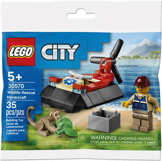 Wildlife Rescue Hovercraft polybag, 30570 Building Kit LEGO®