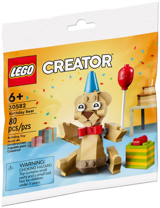 Birthday Bear polybag, 30582 Building Kit LEGO®