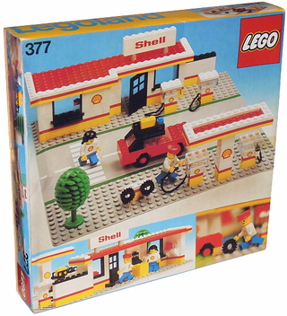 Shell Service Station, 377 Building Kit LEGO®