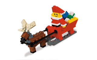Santa with Sleigh Building Set polybag 40010 Building Kit LEGO®   