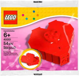 Valentine's Day Heart Box polybag 40051 Building Kit LEGO®