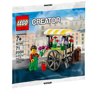 Flower Cart polybag, 40140 Building Kit LEGO®