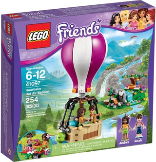 Heartlake Hot Air Balloon, 41097 Building Kit LEGO®