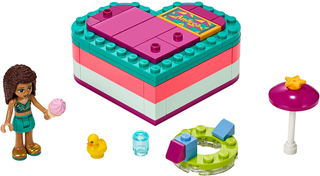 Andrea's Summer Heart Box, 41384 Building Kit LEGO®