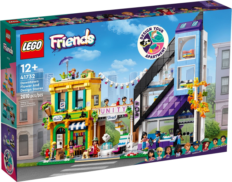 BOX ONLY Lego FRIENDS Downtown Flower and Design Stores 41732 LEGO SET NOT  INCLD 673419374293