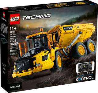6x6 Volvo Articulated Hauler, 42114 Building Kit LEGO®
