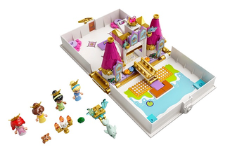 Ariel, Belle, Cinderella and Tiana's Storybook Adventures, 43193 Building Kit LEGO®