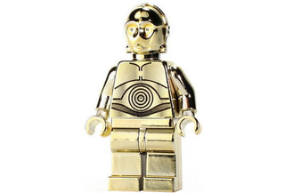 C-3PO - Chrome Gold (SW 30th Anniversary Edition), sw0158 Minifigure LEGO®
