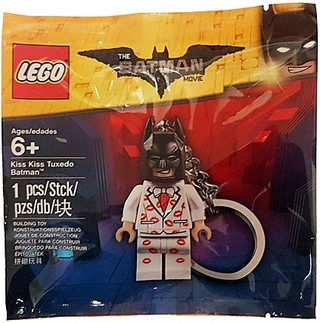 Kiss Kiss Tuxedo Batman Key Chain, 5004928 Building Kit LEGO®