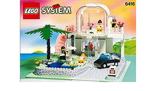 Poolside Paradise, 6416 Building Kit LEGO®