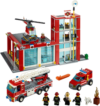 Fire Station, 60004 Building Kit LEGO®   