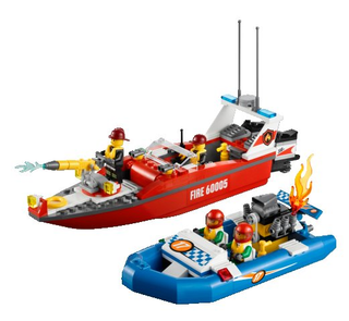 Fire Boat, 60005 Building Kit LEGO®