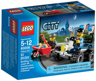 Police ATV, 60006 Building Kit LEGO®