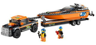 4x4 with Powerboat, 60085-1 Building Kit LEGO®