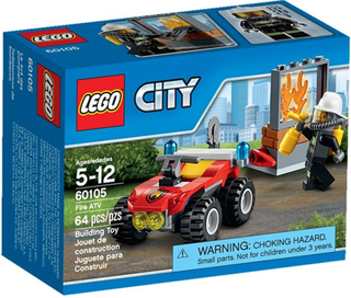 Fire ATV, 60105 Building Kit LEGO®