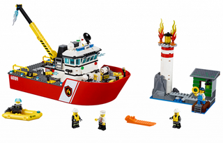 Fire Boat, 60109 Building Kit LEGO®