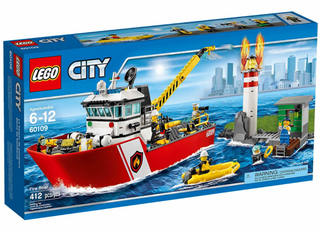 Fire Boat, 60109 Building Kit LEGO®