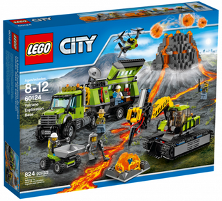 Volcano Exploration Base, 60124 Building Kit LEGO®