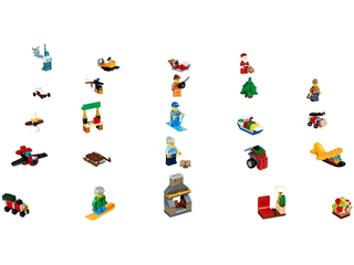 Advent Calendar 2017, City, 60155 Building Kit LEGO®