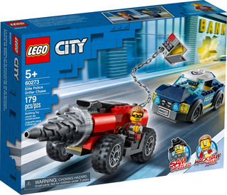 Elite Police Driller Chase, 60273 Building Kit LEGO®