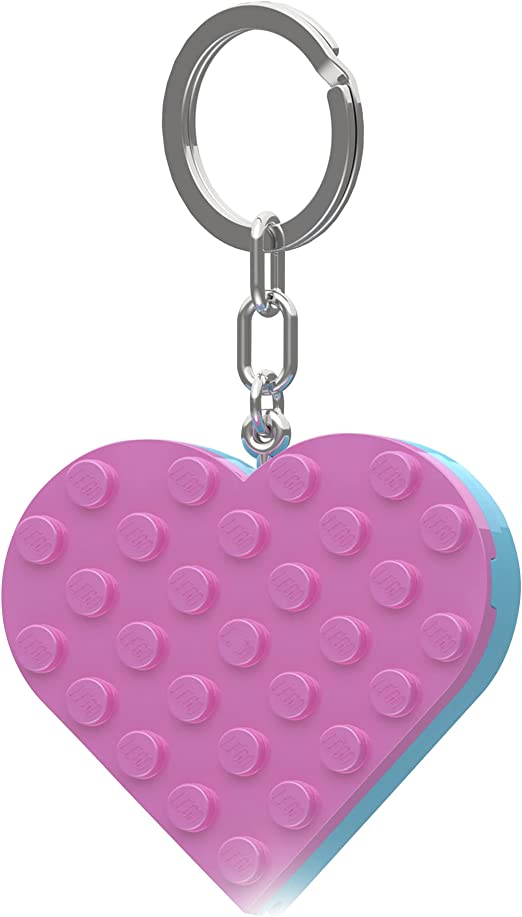 LEGO Classic Heart Keychain Light Atlanta Brick Co