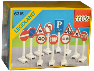 Road Signs, 6315 Building Kit LEGO®