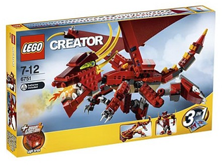 Fiery Legend, 6751 Building Kit LEGO®