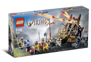 Army of Vikings with Heavy Artillery Wagon, 7020 Building Kit LEGO®