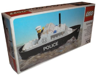 Police Boat, 709 Building Kit LEGO®
