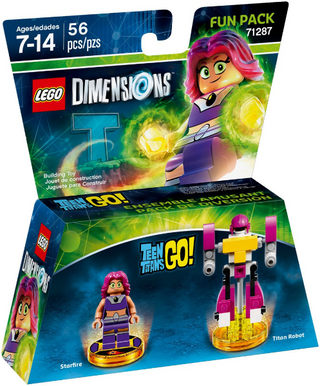 Fun Pack - Teen Titans Go! (Starfire and Titan Robot), 71287 Building Kit LEGO®   