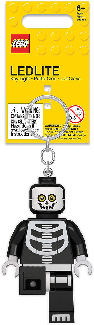 LEGO® Skeleton Suit Guy Keychain LED Light 3” Keychain LEGO®