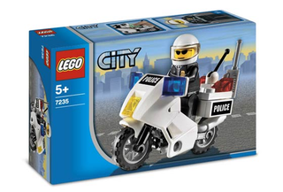 Police Motorcycle, 7235-1 Building Kit LEGO®