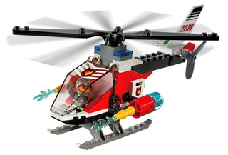 Fire Helicopter, 7238 Building Kit LEGO®