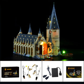 Light Up Kit for Hogwarts Great Hall, 75954 Light up kit Lightailing
