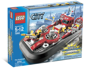 Fire Hovercraft, 7944 Building Kit LEGO®