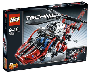 Rescue Helicopter, 8068 Building Kit LEGO®