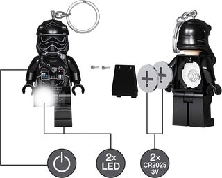 LEGO® Star Wars Tie Fighter Pilot LED Keychain Light - 3 Inch Tall Figure Keychain LEGO®
