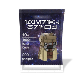 Sand Dude, Custom BrickHeadz Building Kit Imperial Brickz